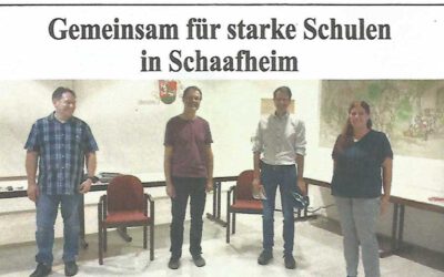 Pres­se­schau: Schule in Schaafheim